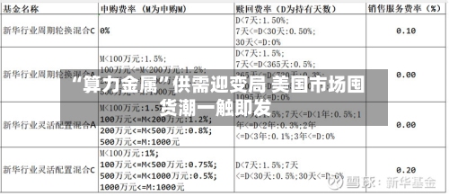 “算力金属”供需迎变局 美国市场囤货潮一触即发-第1张图片